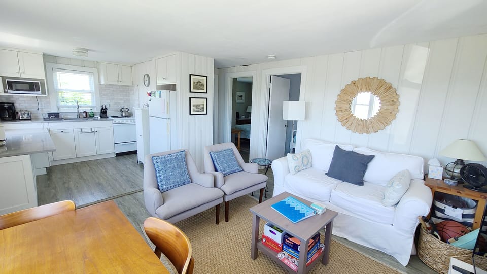 Main living area is open and bright
