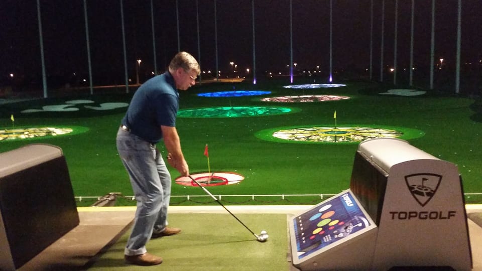 View from the tee off
