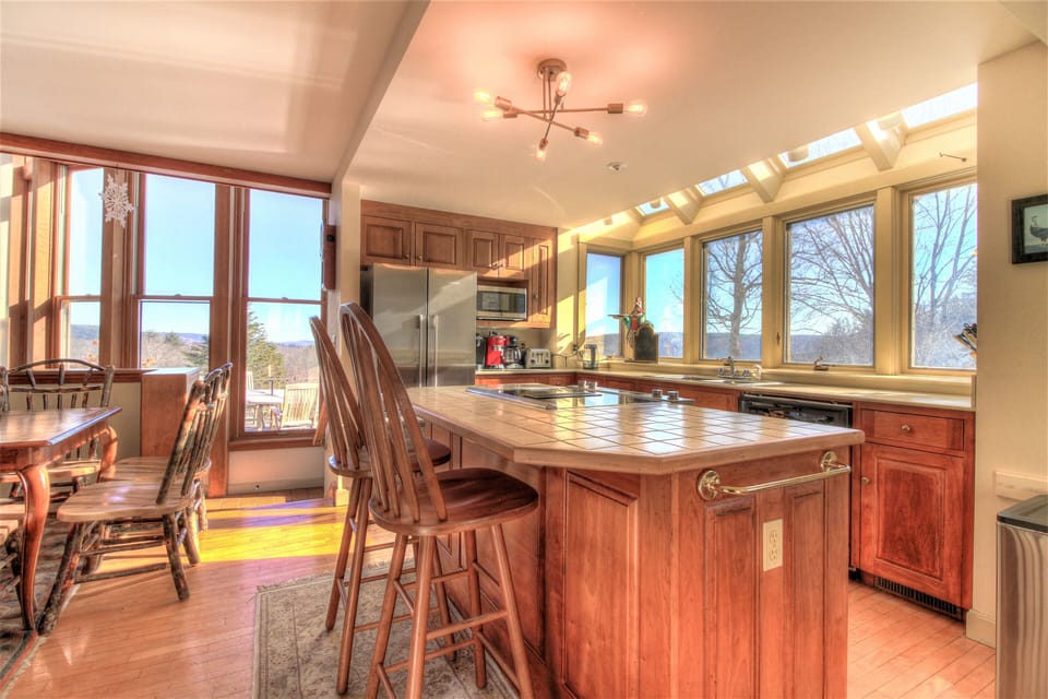 Kitchen island.