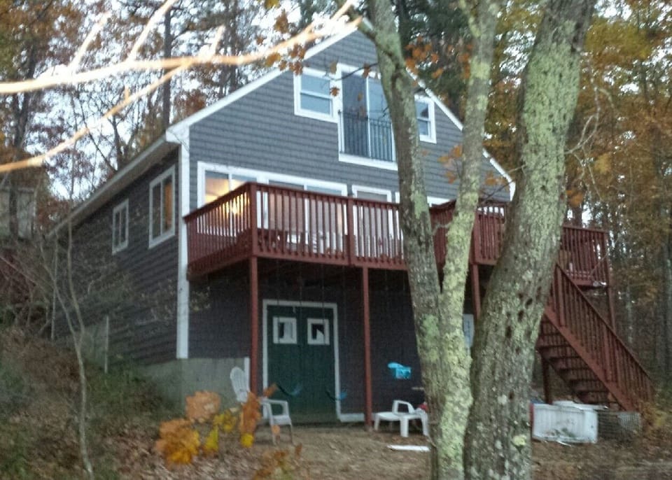 Front of camp from fire pit area.