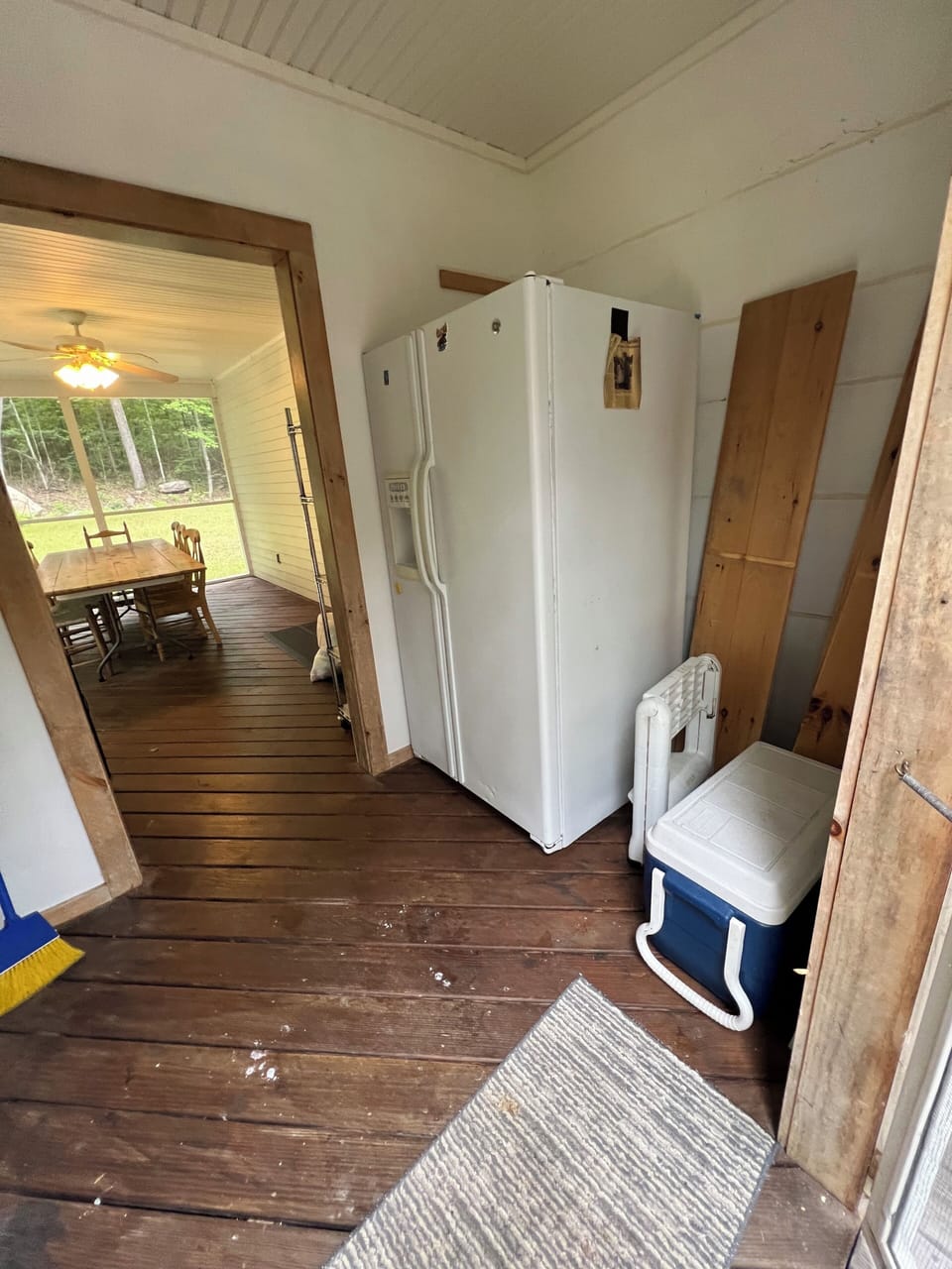 Additional fridge/freezer space.