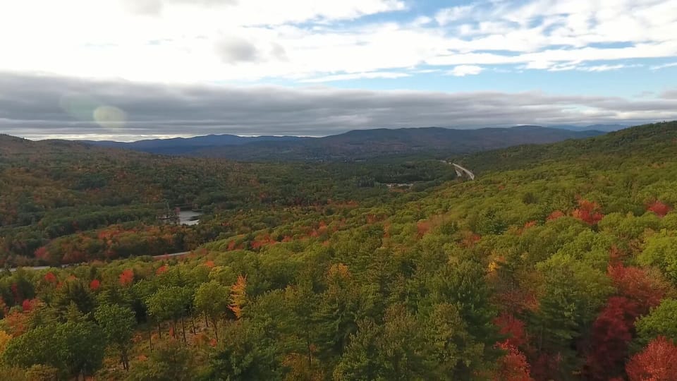 It's amazing during fall foliage.