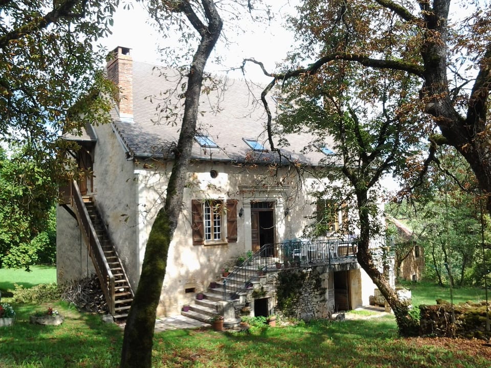 The front of the house