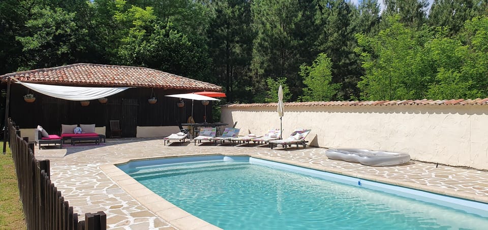 relax by the pool