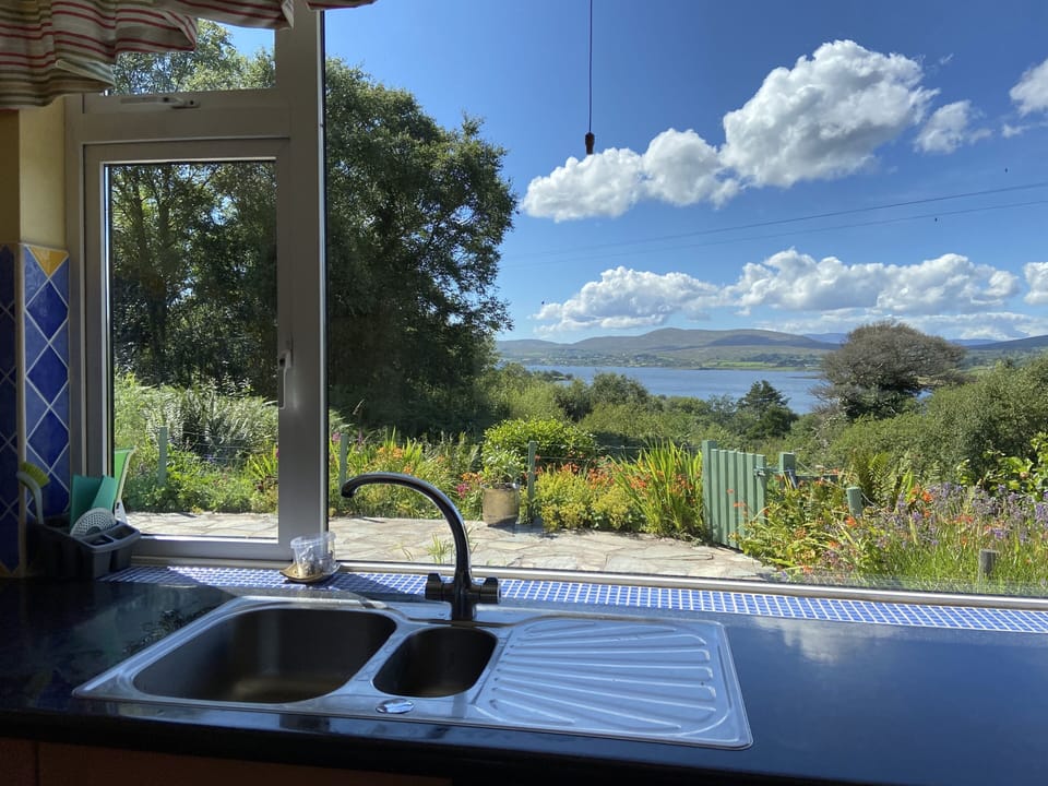 Kitchen Sink with a view of Dunmanus Bay