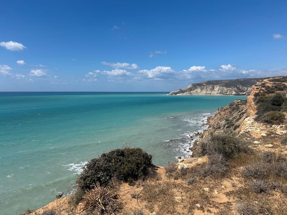 Coastal walk from house towards Melanda bay
