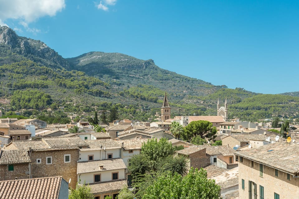 View from tiny roof terrace