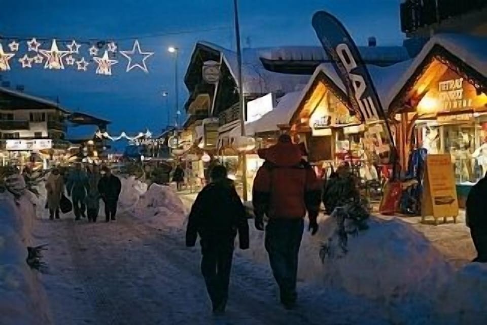 Morzine at night