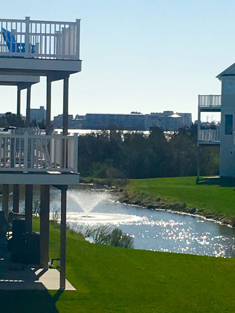 View of bay and OC from back deck