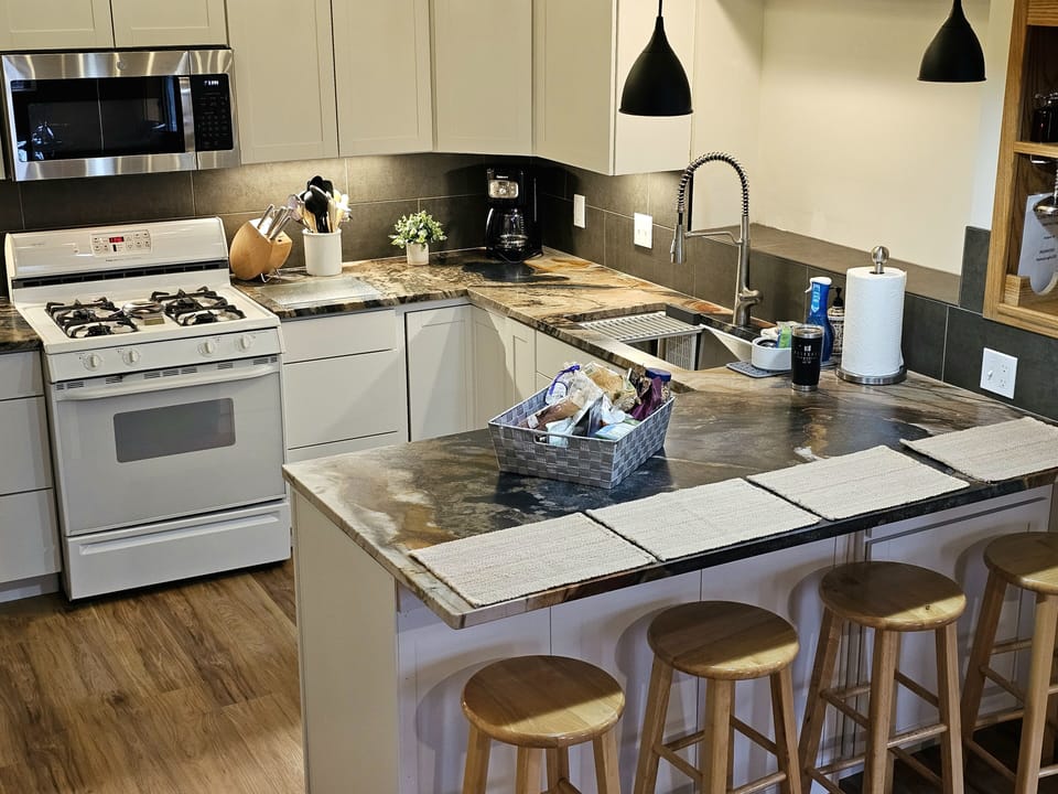 Newly remodeled kitchen