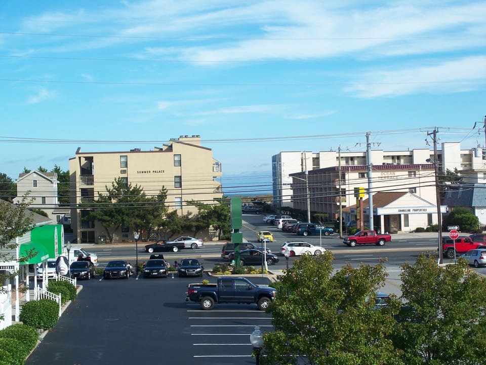 View from the 2nd Floor Balcony of the Ocean and the Coastal Highway. 