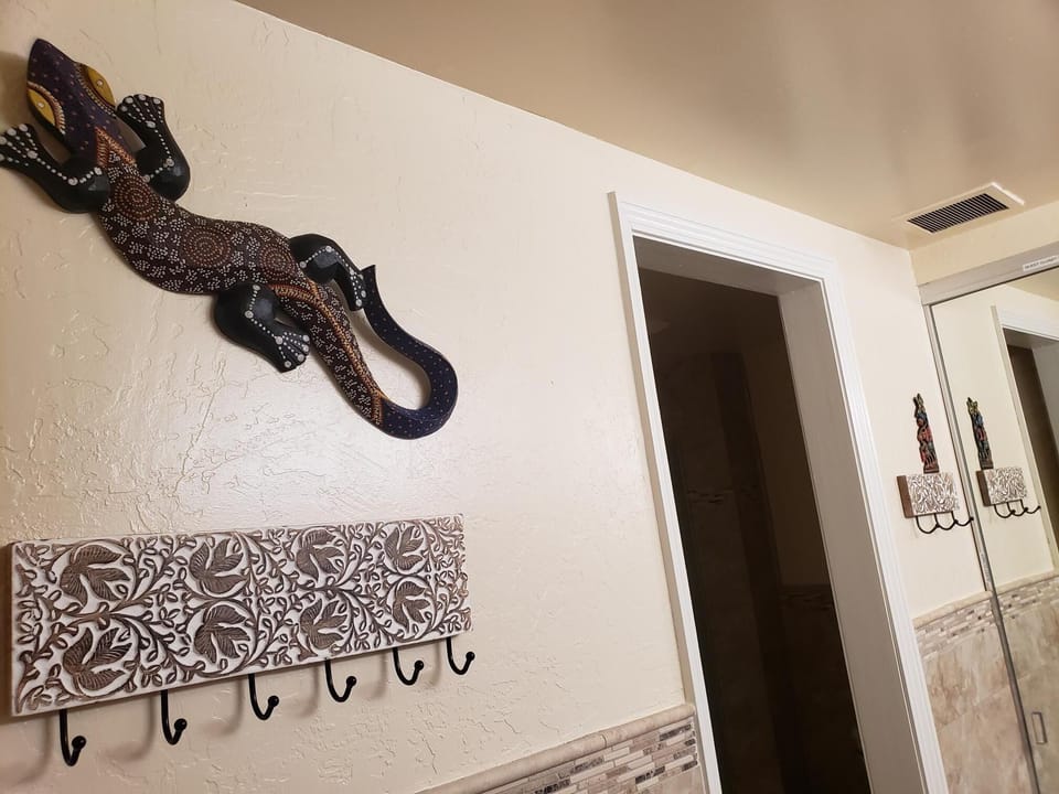 Extra hooks for bathing suites
