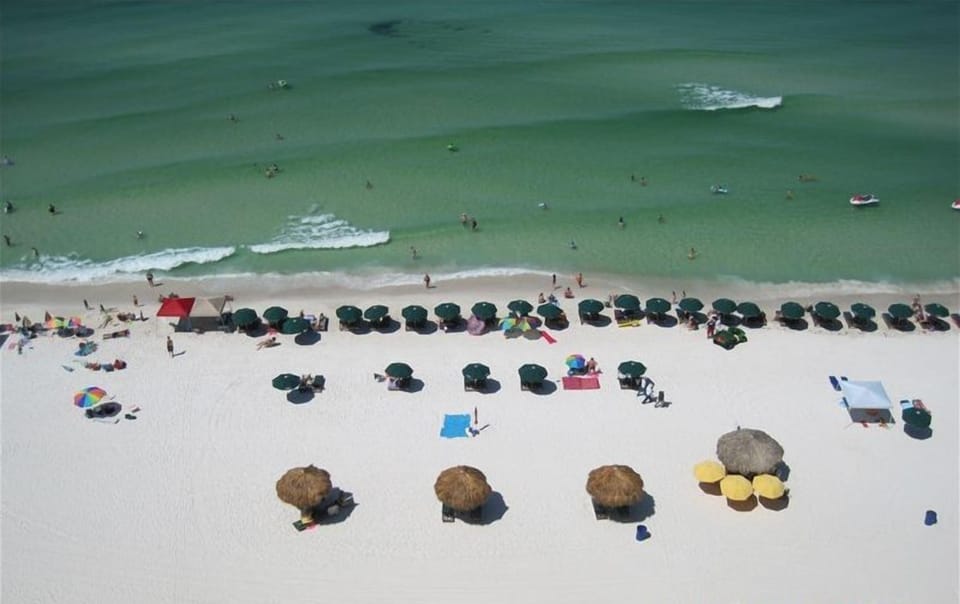 Crystal white beaches / relax in your own chairs at no additional charge