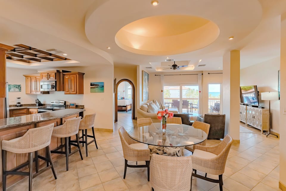 Dining and living area