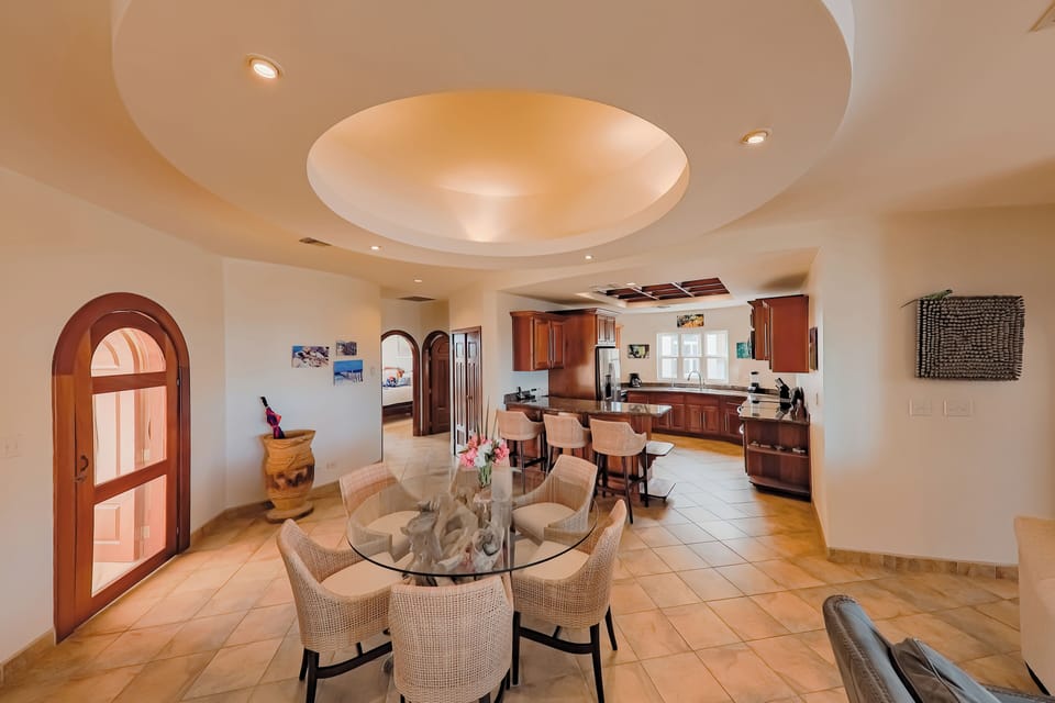 Dining and kitchen area