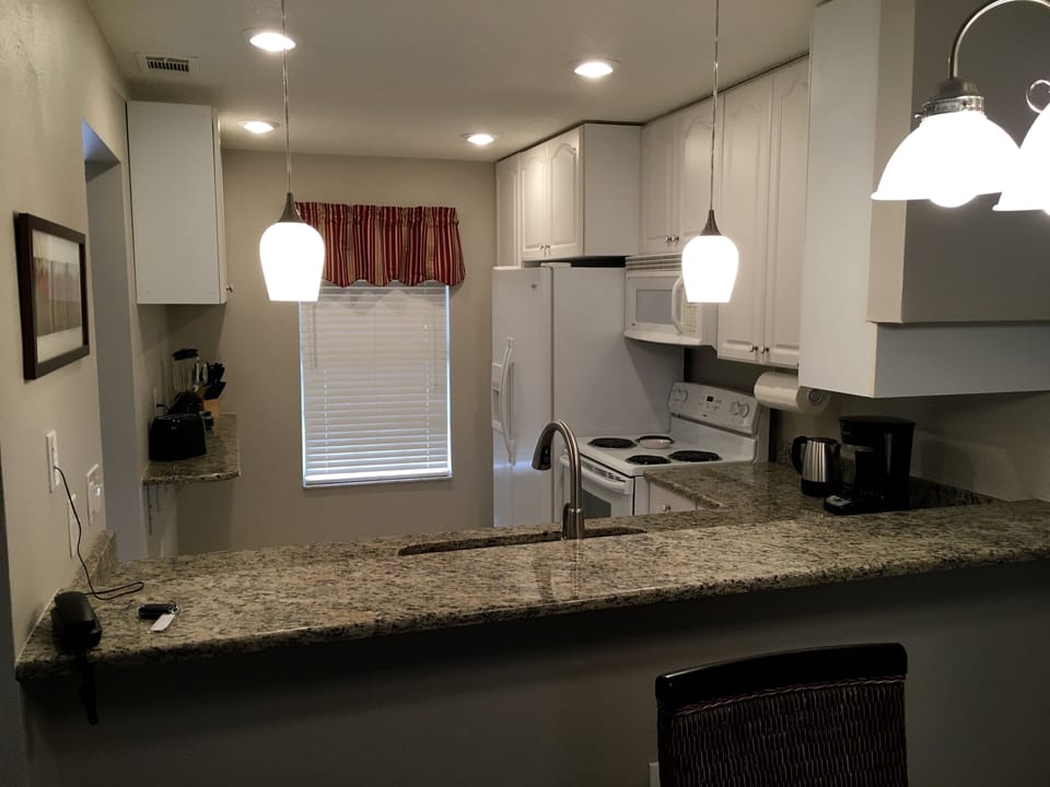 Updated kitchen with granite countertops