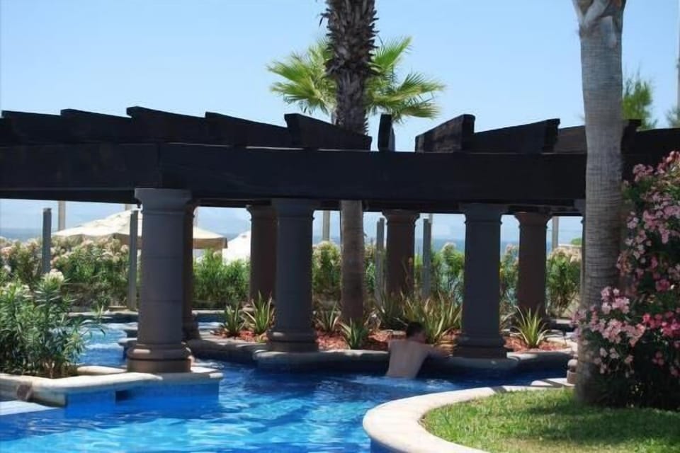 Relax in one of many secluded pool areas