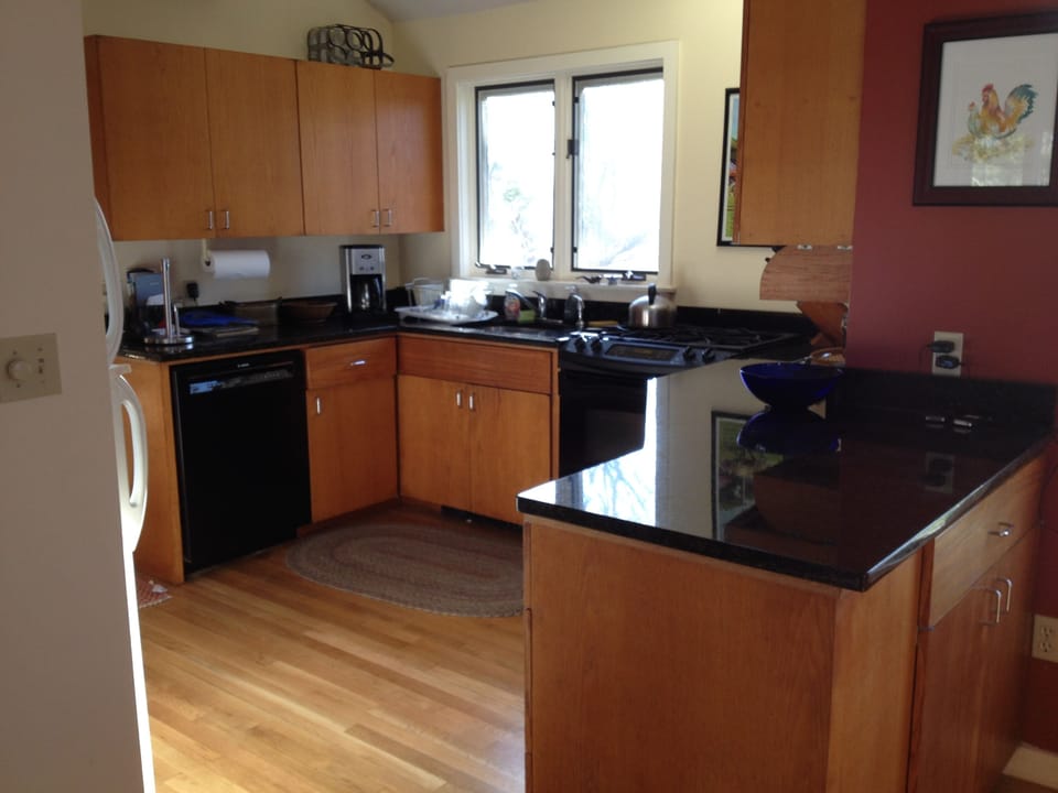 Kitchen view from dining area