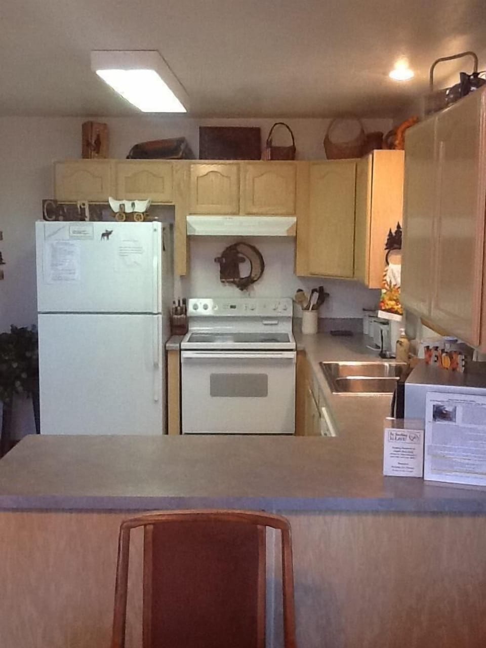 Well stocked kitchen