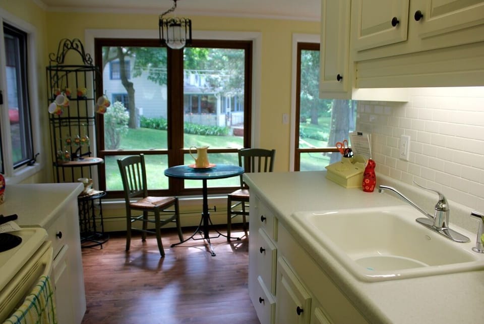 Renovated kitchen.