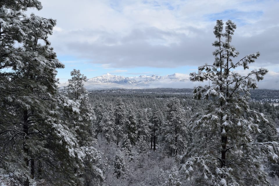 Panoramic views off the back deck.