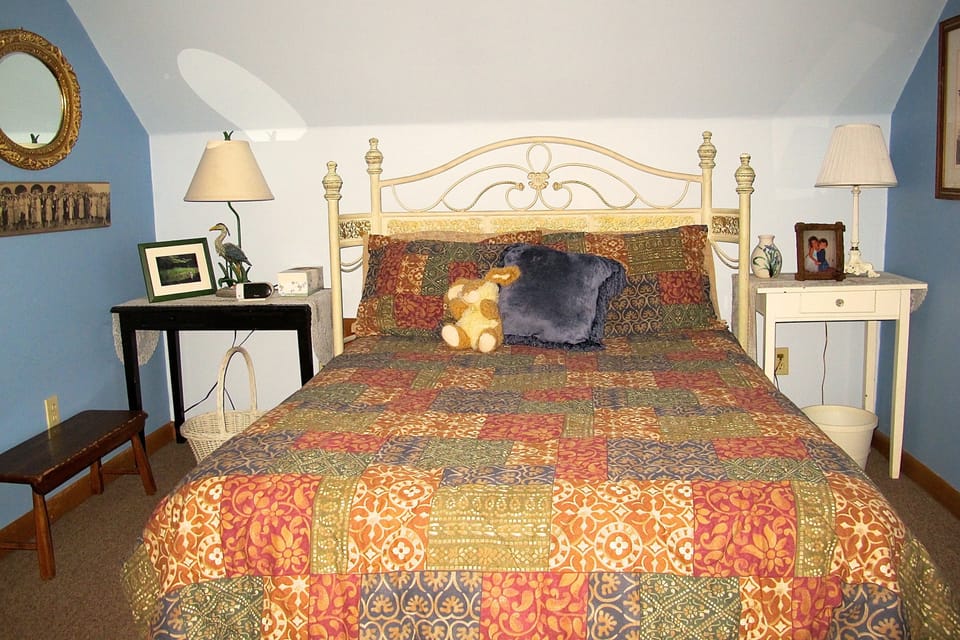 Second floor bedroom  Double size bed