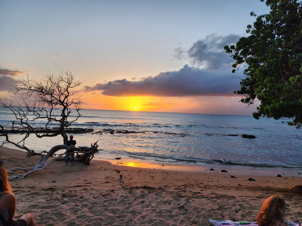 Honokoawai Beach park sunset