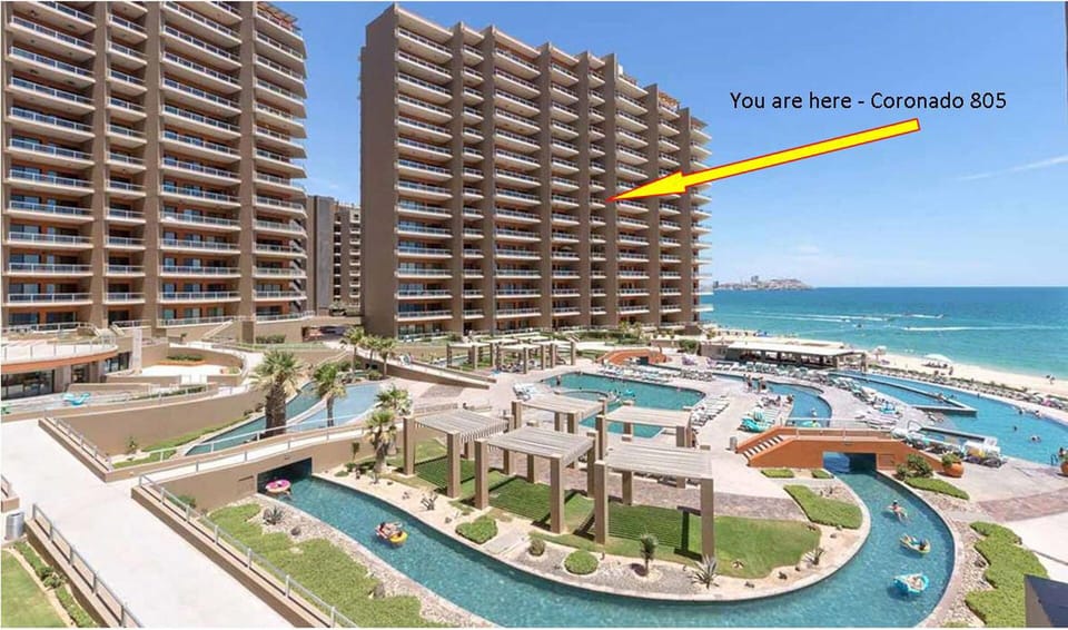 You can stay here! 
Coronado building, Ocean front condo.