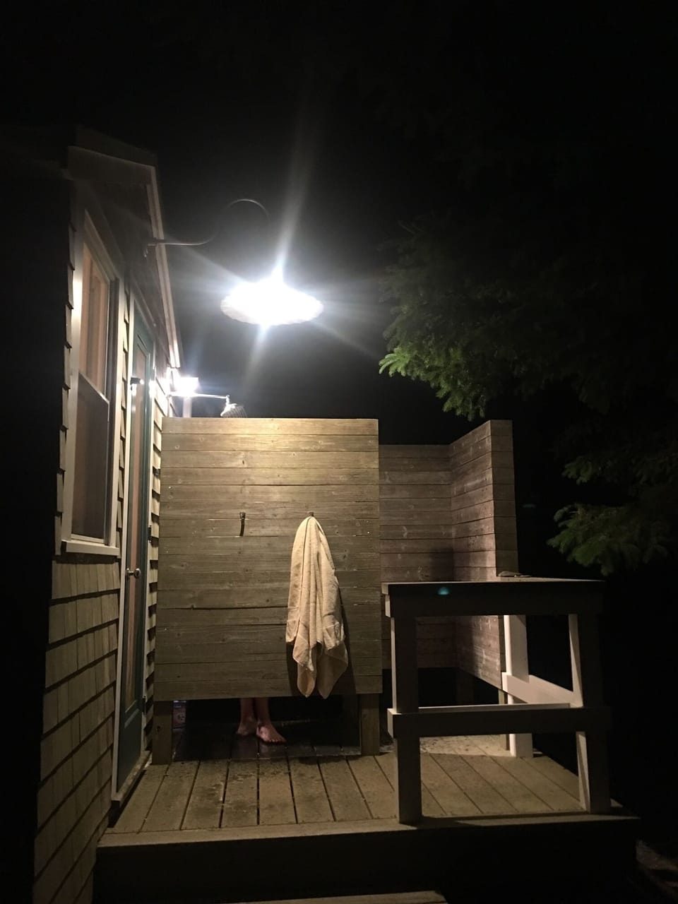 Outdoor shower 