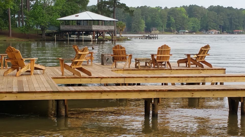 Can you say DOCK...2 oversized boat slips, new fish lamp, ladder and comfy seats