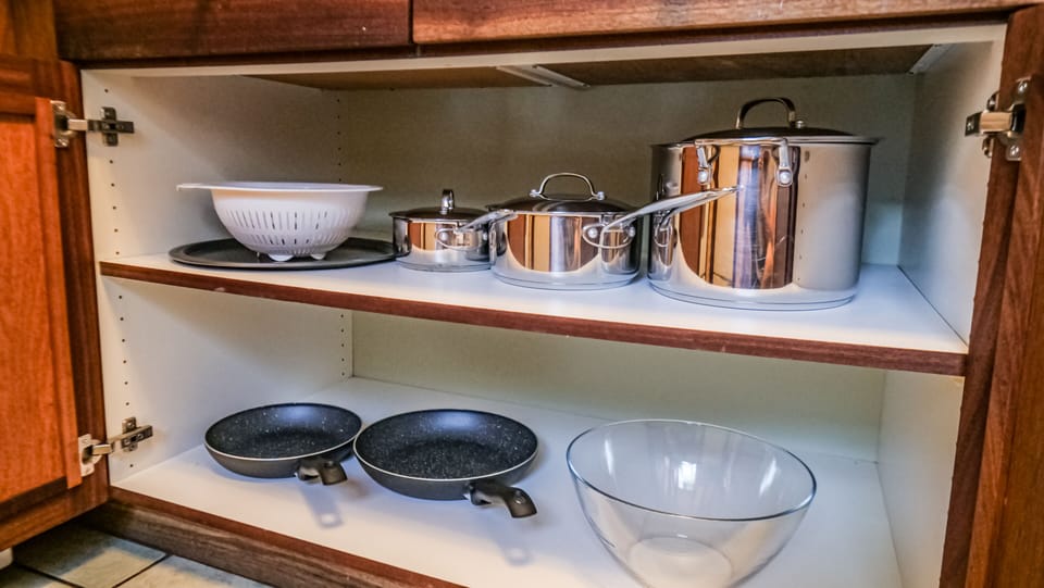 Pots and Pans to make home-cooked meals