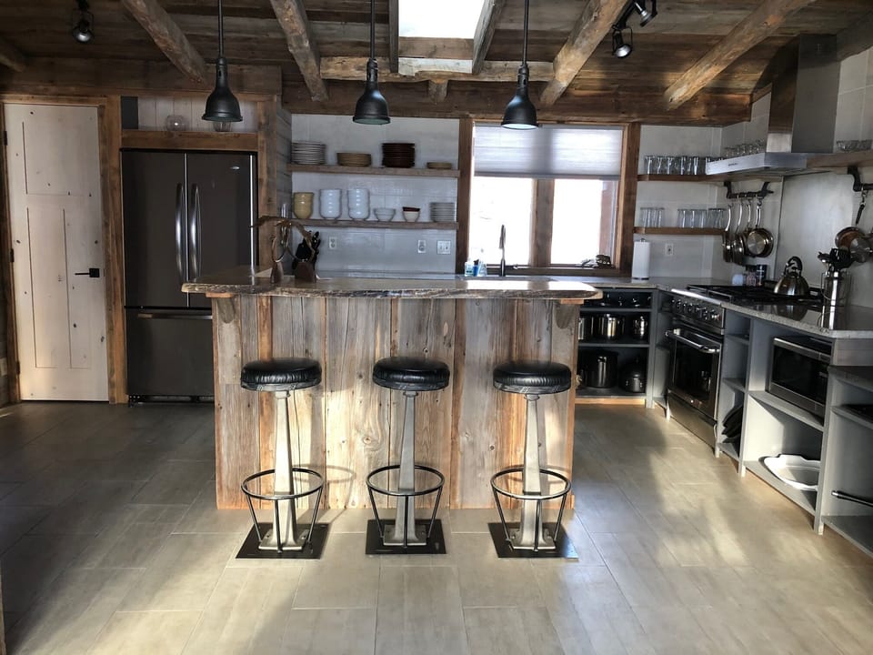 I'm always updating!...trying out these new stools in the kitchen.