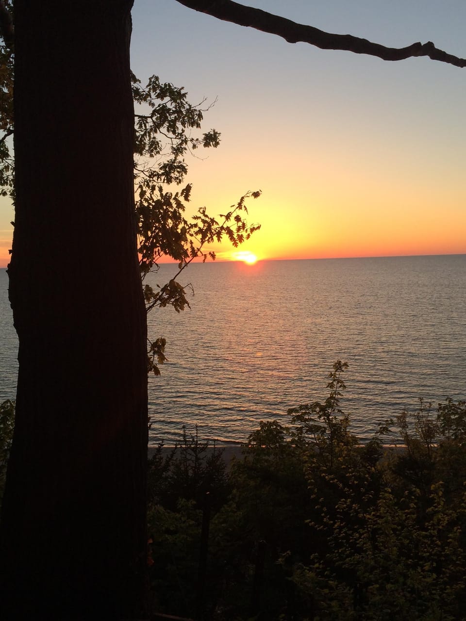 Sunset on Lake Michigan