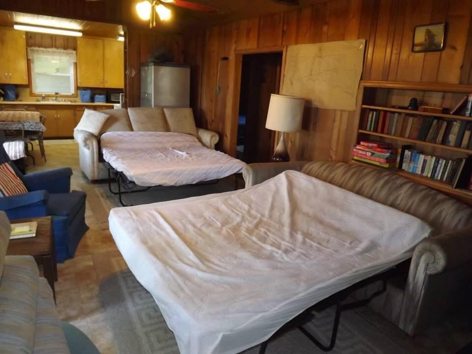 Living room (with beds folded out)