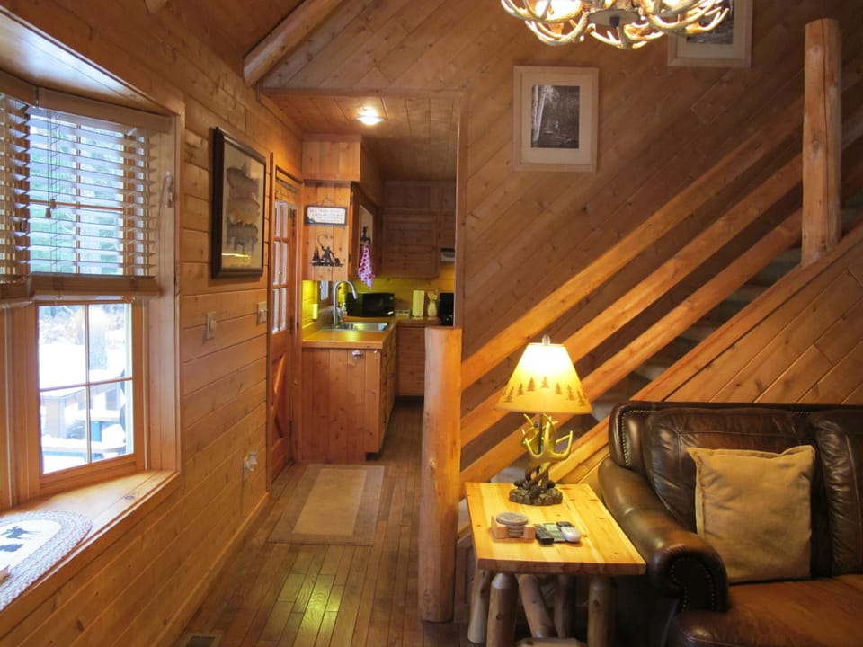 View to the kitchen.