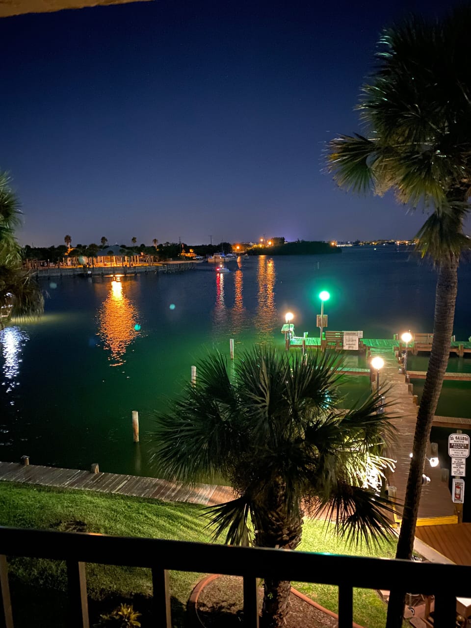 Night view from the condo lanai