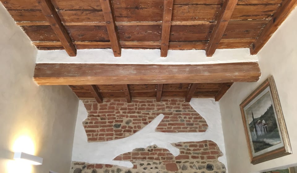 Original recovered wood ceilings