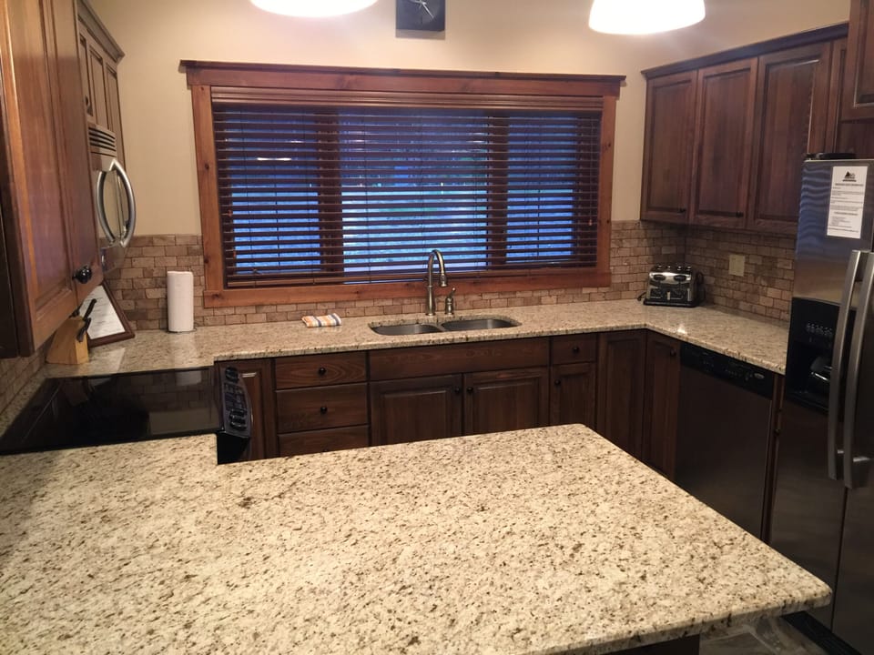 Granite Kitchen with Heated Slate Floors