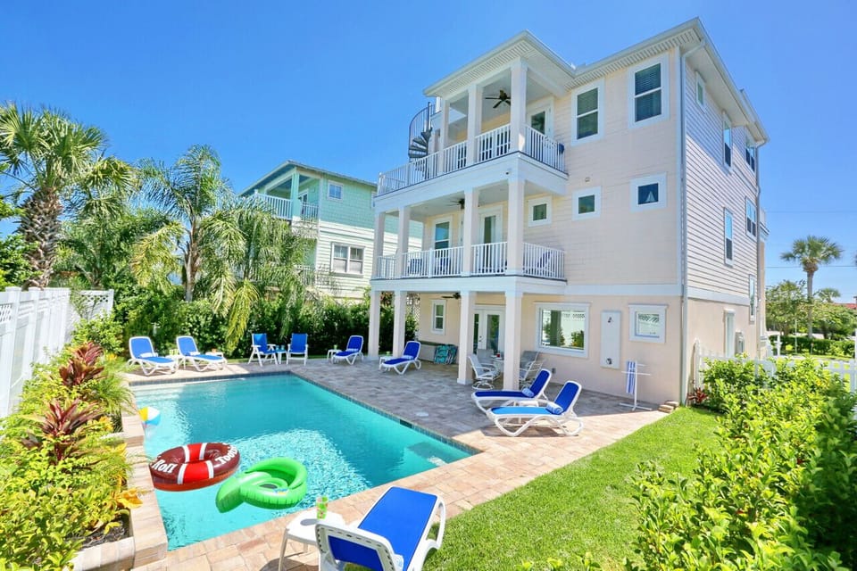 3-story luxurious ocean view home on St. Augustine Beach