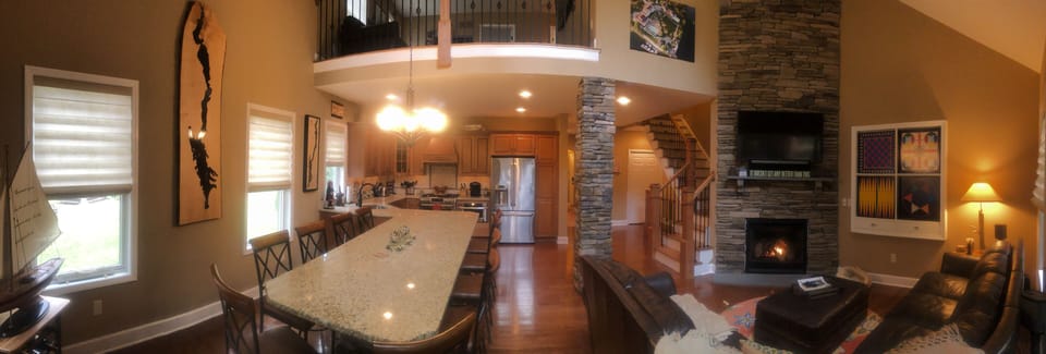 Panorama of Main Living Space.