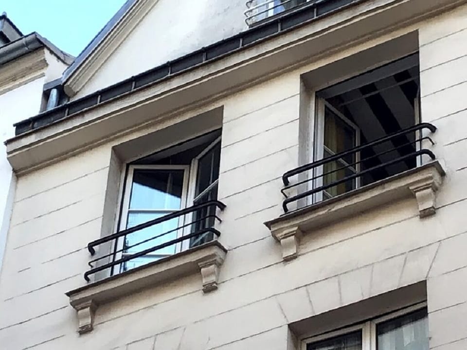 Open the large double windows during day to hear the sounds of Paris!  