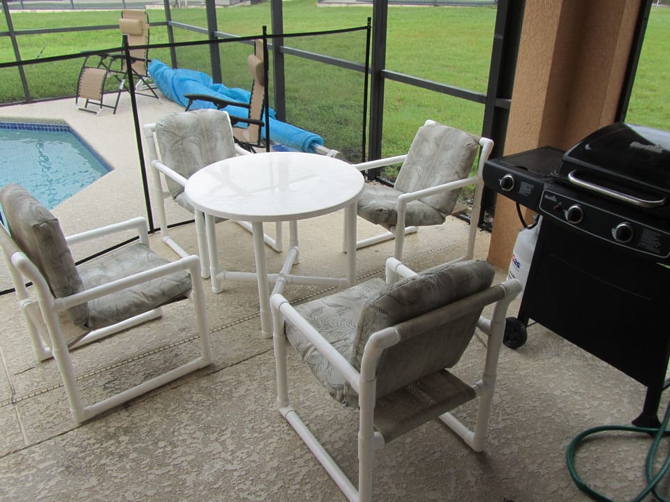 Lanai and gas BBQ