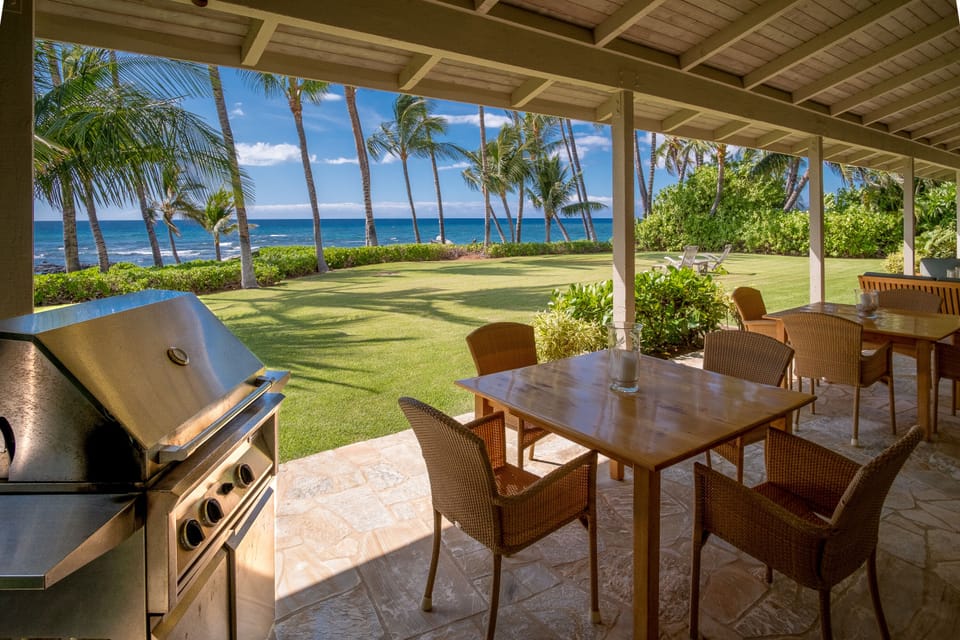 Spectacular views, great BBQ and dining facilities.