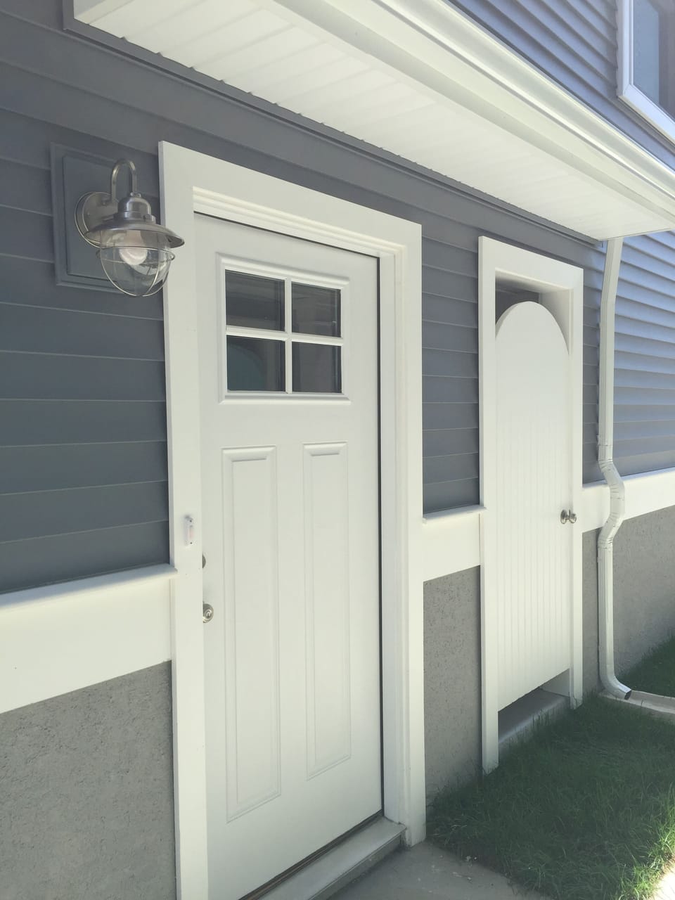 Side Door and Outdoor Shower