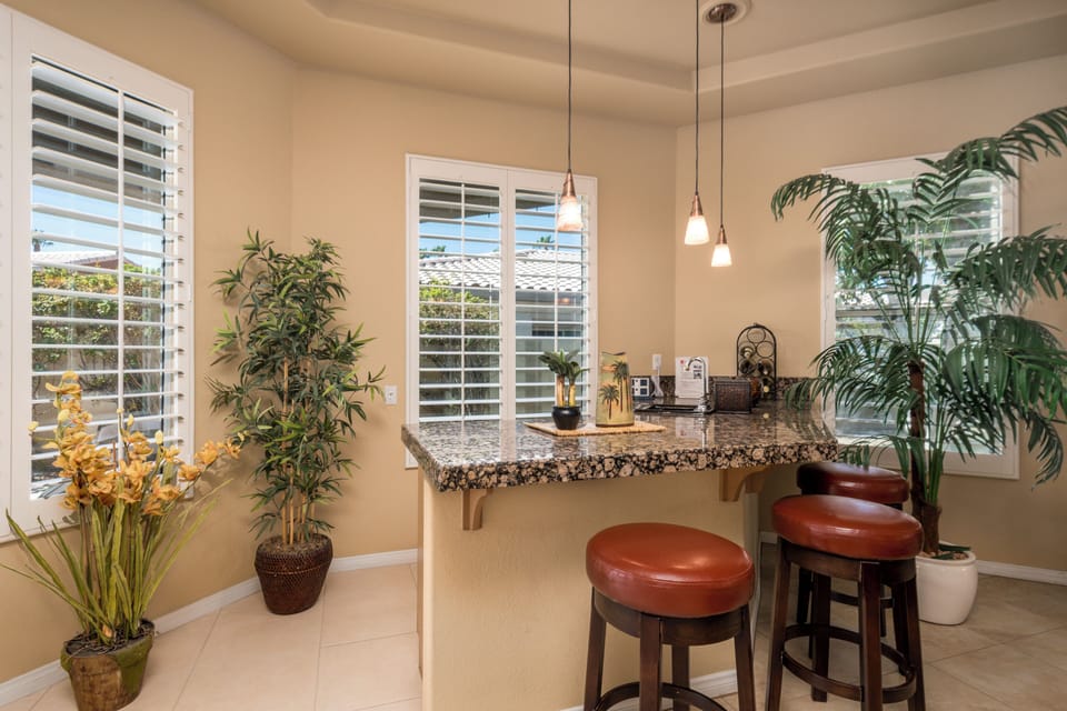 Enjoy using the bar for drinks or for a spot to use your laptop.