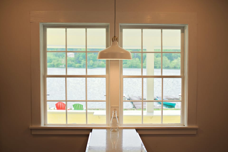 Beautiful view from the kitchen!