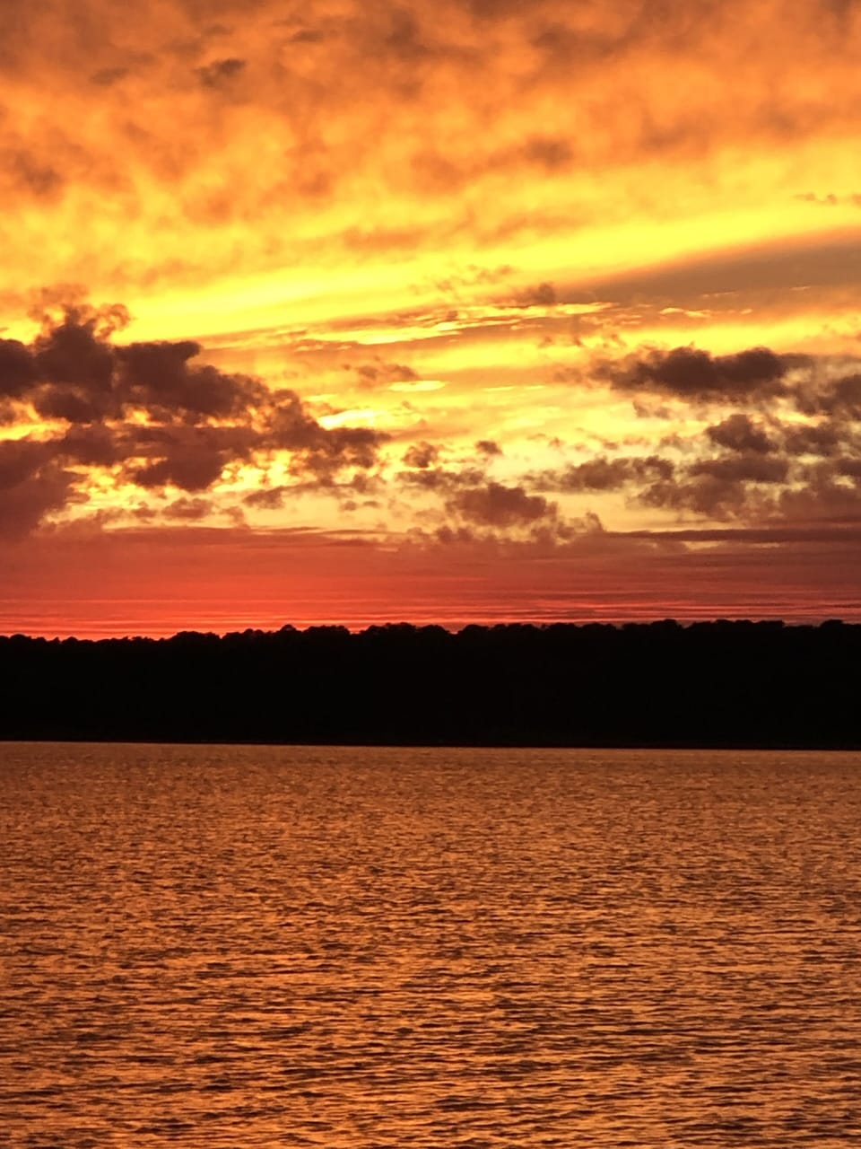 Sunset on the bay!  We go every night!🌞