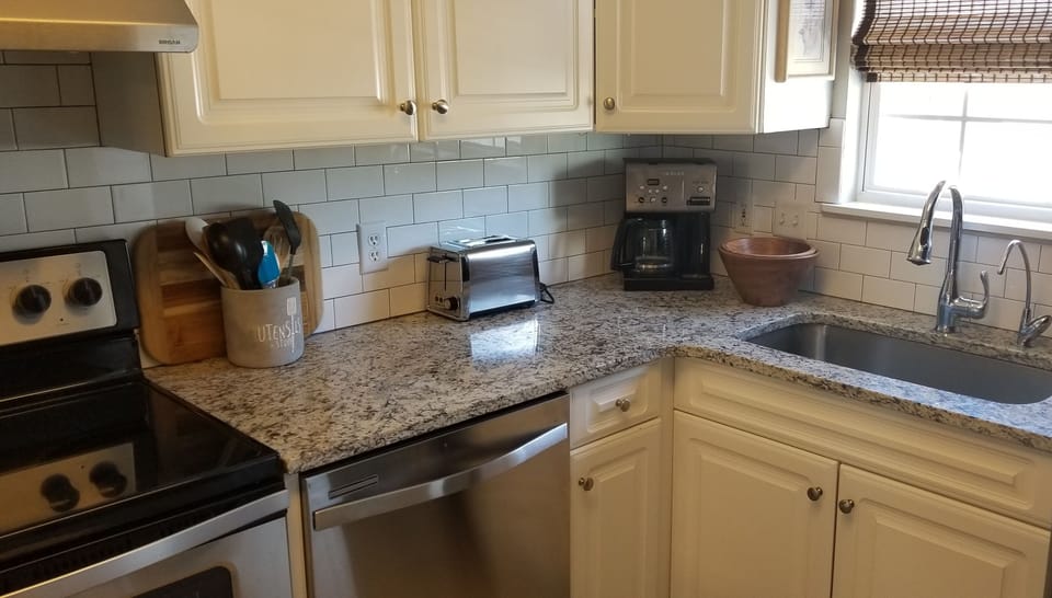 Newly renovated with granite counters and stainless appliances