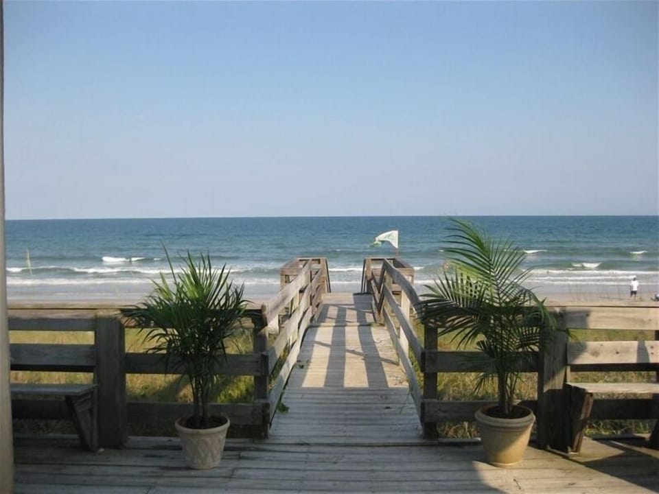 Beautiful ocean view from the screened porch