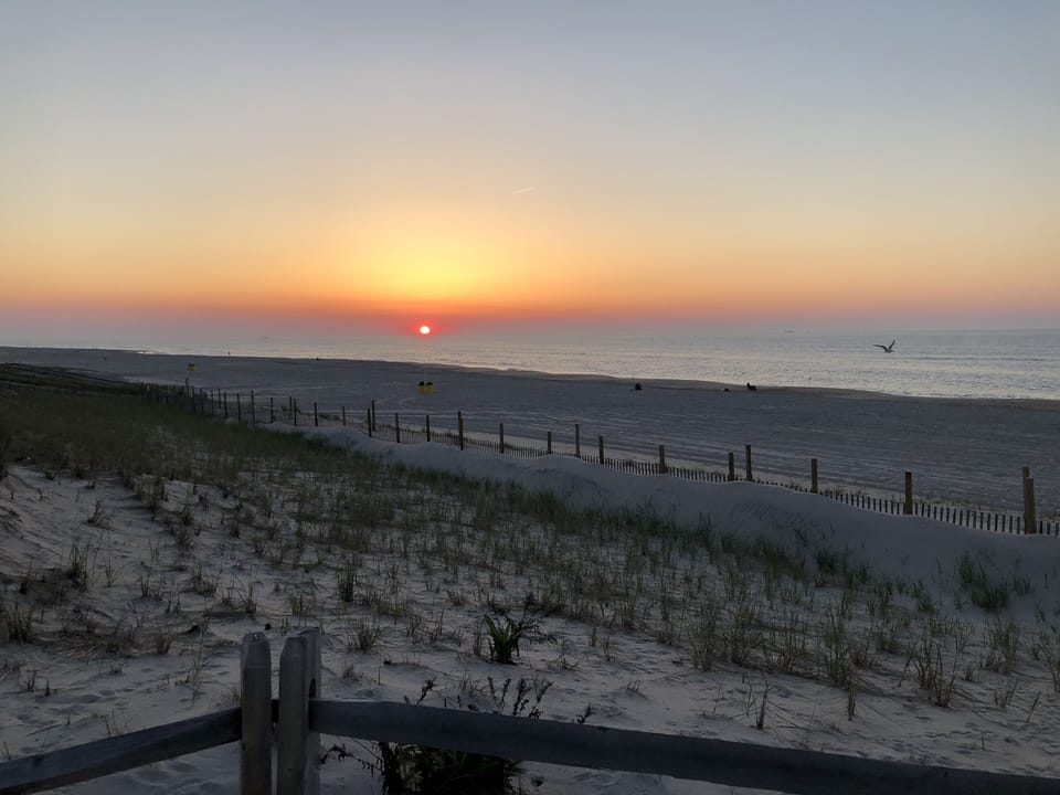Sunrise on the beach